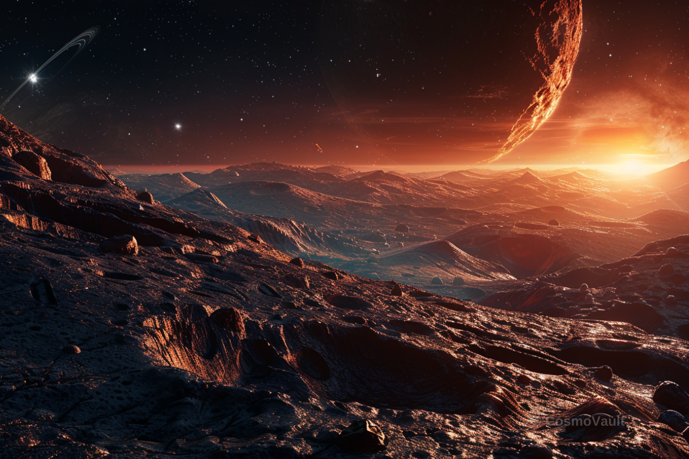 Lava Exoplanet Sunrise